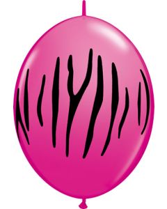 QUICKLINK 12" ZEBRA STRIPES WILD BERRY (BAG 50)(D) sale