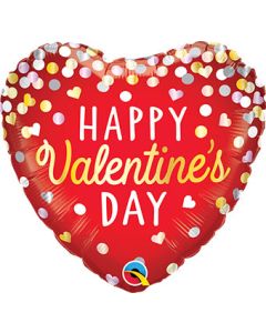 18H HAPPY VALENTINE'S DAY CONFETTI RED (PKG)(D) sale