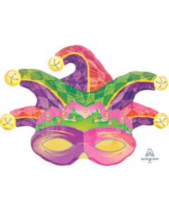 LRG SHP MARDI GRAS MASK 31" (PKG)(D) sale
