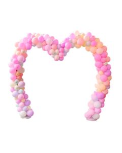 BALLOON HEART SHAPE ARCH FRAME