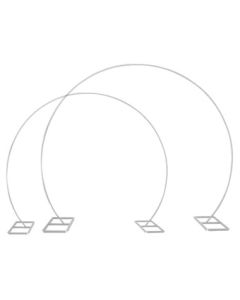 BALLOON HOOPS - 2 METAL FRAMES - 6.6ft WIDE & 8.2ft WIDE