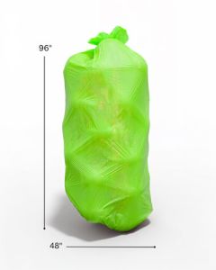 48" X 96" BALLOON TRANSPORT GREEN BAGS (50 PER CASE)