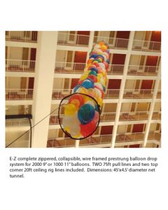 BALLOON DROP NET (PRESTRUNG FOR 2000 9" OR 1000 11")