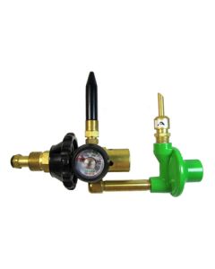 REGULATOR DUAL INFLATOR (FOIL & LATEX) W/GAUGE & AUTO OFF