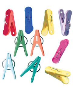 WEIGHT CLIP-N-WEIGHT PRIMARY/PASTEL ASST 8 GR (BAG100)#91018