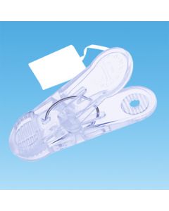 WEIGHT CLIP-N-WEIGHT W/4' RIBBON CLEAR 8 GRAM (BAG100)91021
