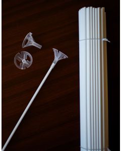 15" WHITE STICK(1000PCS)&STD MICROFOIL CUP (10BAGS) #93039