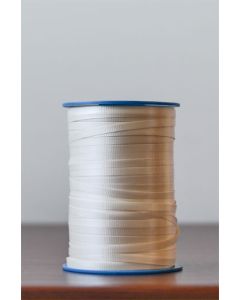 CR IVORY CRIMPED RIBBON ROLL 3/16" 500 YDS