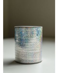 CR SILVER HOLOGRAPH SMOOTH RIBBON ROLL 3/16" 100YD (D) sale