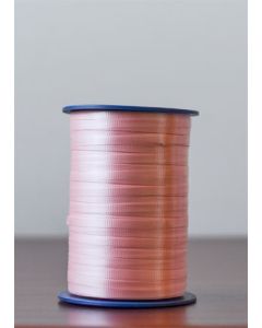 CR PALE CORAL CRIMPED RIBBON ROLL 3/16" 500 YDS