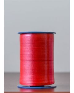 CR RED CRIMPED RIBBON ROLL 3/16" 500 YDS