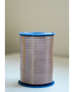 CR CHOCOLATE CRIMPED RIBBON ROLL 3/16" 500 YDS