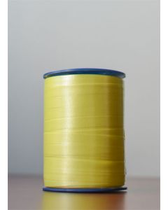 CRW LIGHT YELLOW SMOOTH RIBBON ROLL WIDE 3/8" 275 YDS