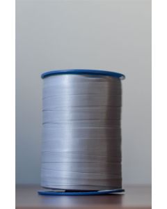 CRW SILVER WIDE SMOOTH RIBBON ROLL WIDE 3/8" 275 YDS
