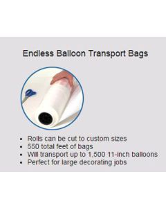 BAG ENDLESS BALLOON TRANSPORT ROLL(NOT PRE-CUT) 550'x30"x10"