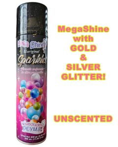 MEGA SHINE SPARKLE AEROSOL CANISTER 8 OZ