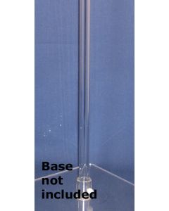 PLEXIPOLE CLEAR 2ft-tall (3/4"x1/8"x2')(SOLD IN 6)(D) sale