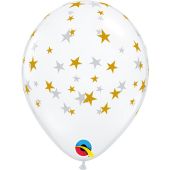 5C CONTEMPO STARS ARD CLEAR W/GOLD INK (BAG 100)(D) sale