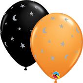 11C CRESCENT MOON & STARS ARD BLACK & ORANGE (BAG50)(D) sale