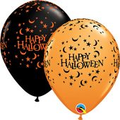 11C HAPPY HALLOWEEN MOONS & STARS ARD ASST (BAG50)(D) sale