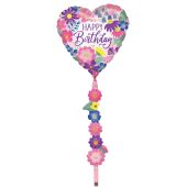 AIRWALKER HB GARDEN FLORALS  FOIL-TAIL 24" X 69" (PKG)