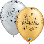 11C CONGRATULATIONS GOLD & SILVER ASST (BAG 50)(D) sale